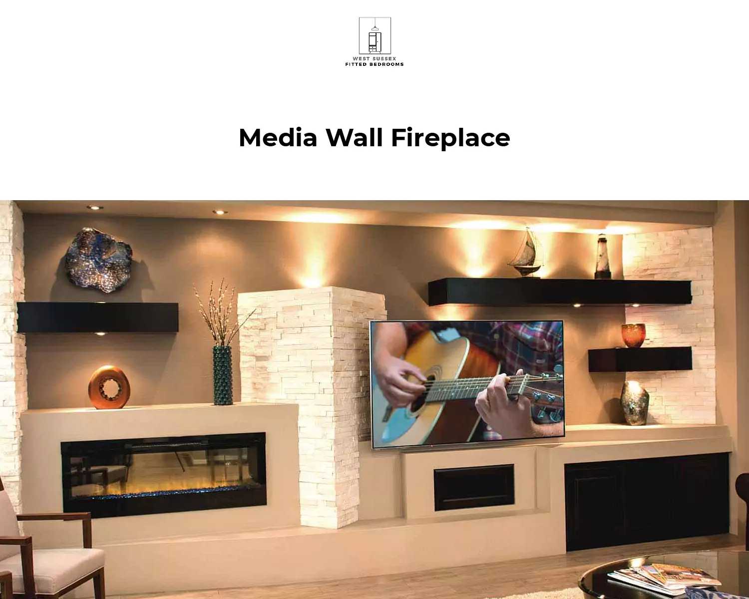 Media Wall Fireplace