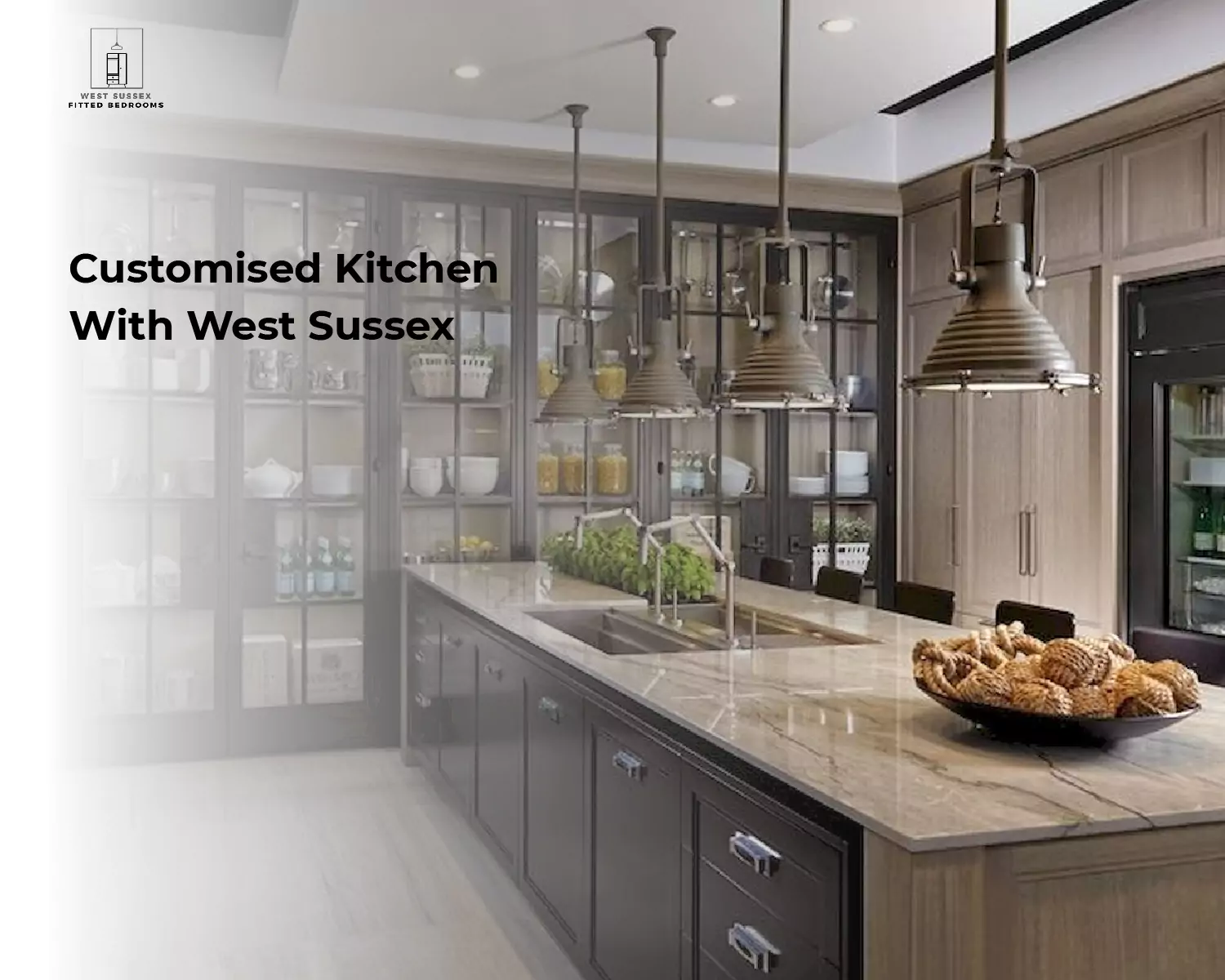 Customised Kitchen With West Sussex